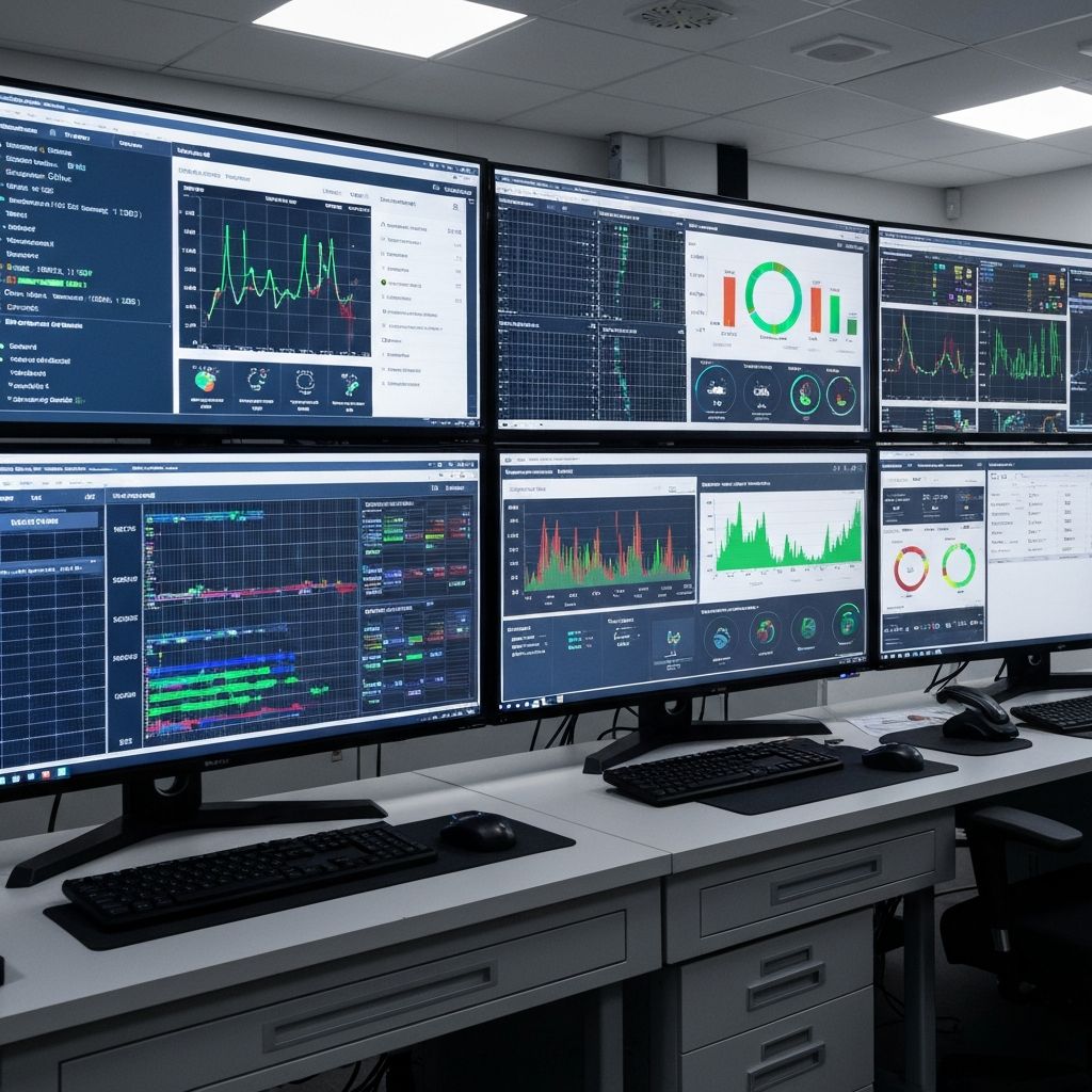 Solar farm control center